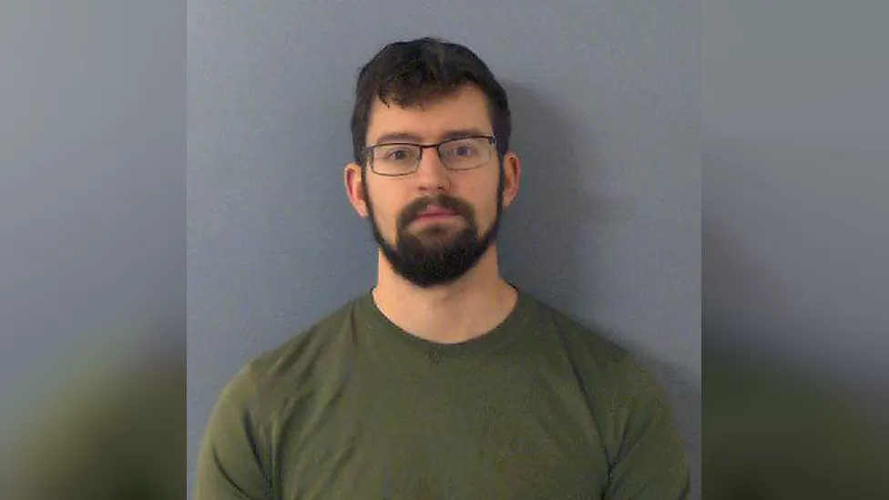 Thames Valley Police mugshot of Ben Field