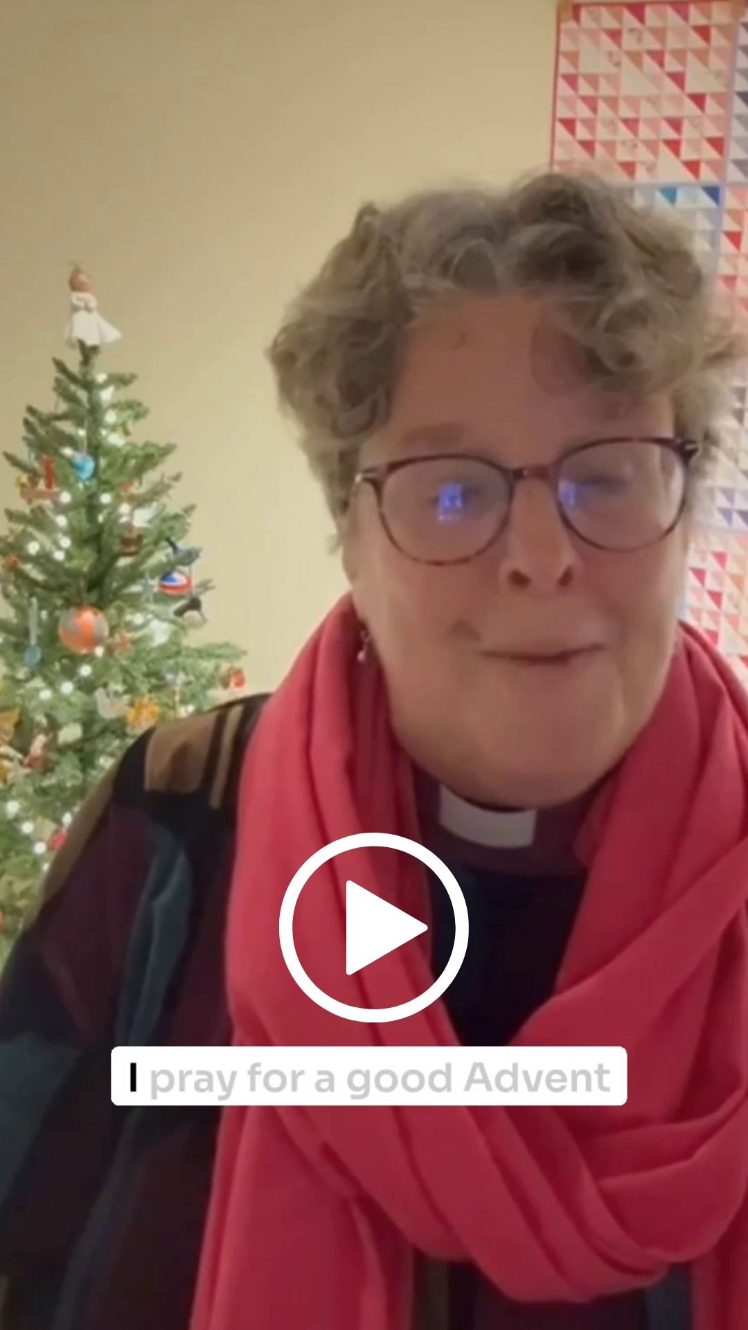 Screenshot of Bishop Mary's video - click to visit YouTube