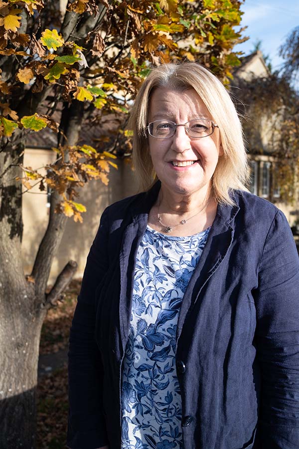 Sheila Furlong, pictured in front of The Archway Foundation building