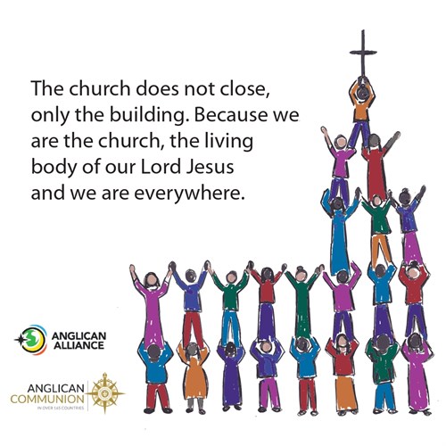 We are the church, the living body of our Lord Jesus and we are everywhere.