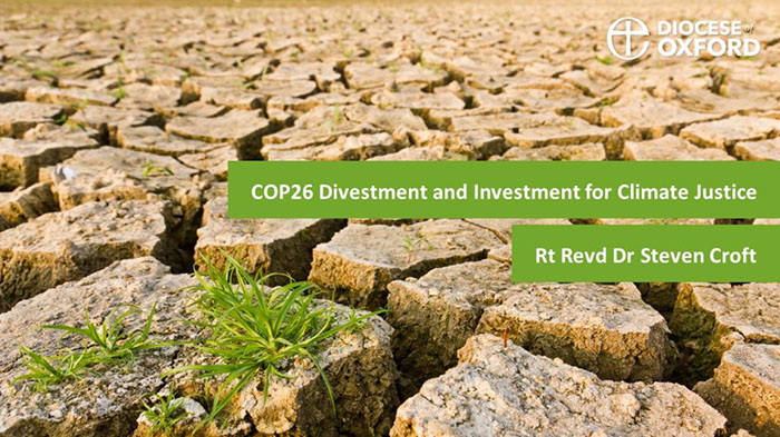 First of a series of slides entitled COP26 Divestment and investment for climate justice. Click for PDF