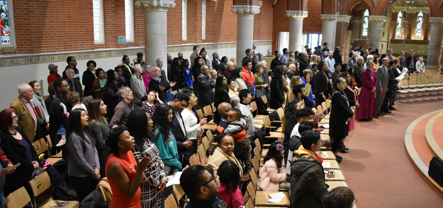 The congregation of St Paul's Slough