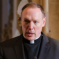 Headshot of the Revd Canon Toby Wright.