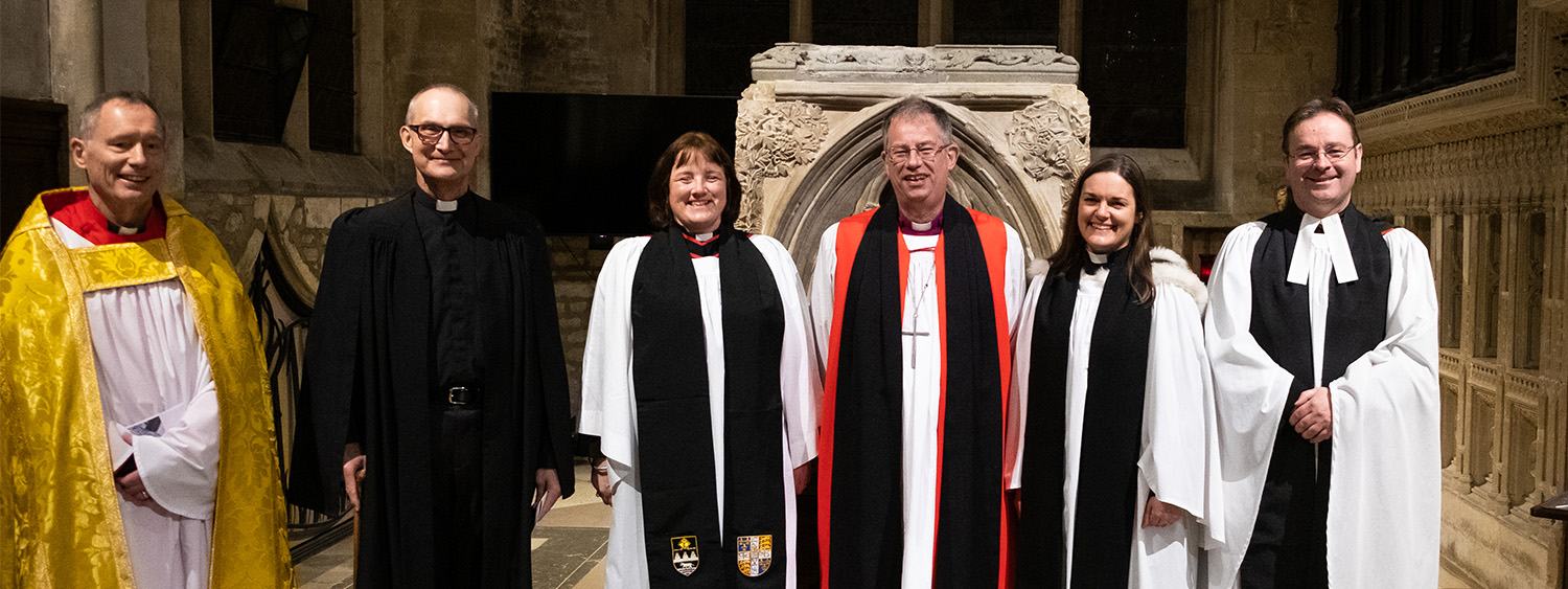 Four new Honorary Canons are installed for 2023, with the Bishop of Oxford and Interim Sub Dean of Christ Church Cathedral.